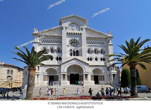 St  Nicholas Monte Carlo Cathedral Monaco Principality French Riviera Mediterranean Cote d'Azur Alps