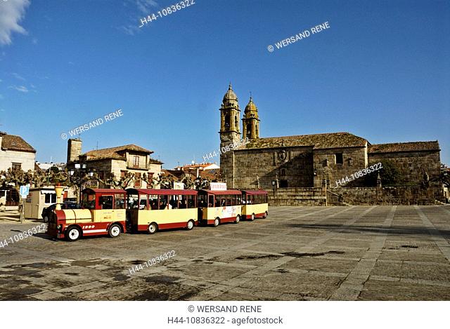 Spain, Europe, Cambados, Galicia, town, city, place, center, tourist, Touristically, church, visitor, main square, Alb