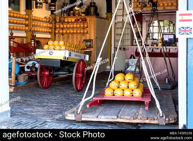 Netherlands, Edam, Jan Nieuwehuizenplein, De Kaaswaag, historical cheese store