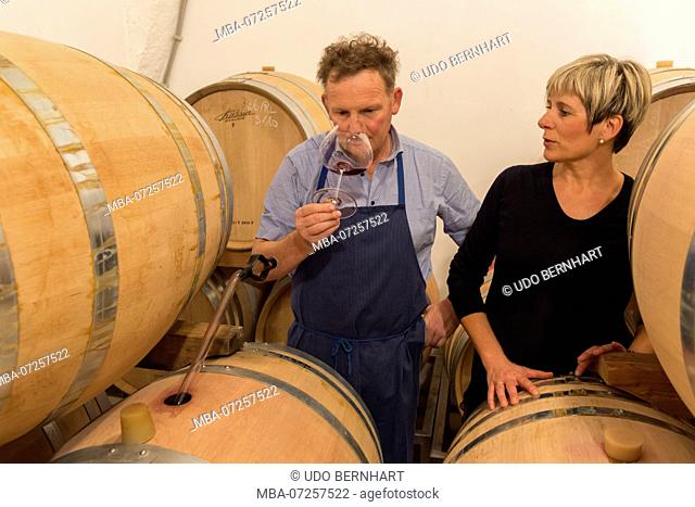 Italy, South Tyrol, Alto Adige, Überetsch, South Tyrol's South, Wine Route, Girlan, Ignaz and Elisabeth Niedrist winery