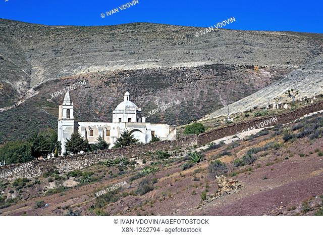 Church of Guadalupe 1777, Real de Catorce, state San Luis Potosi, Mexico
