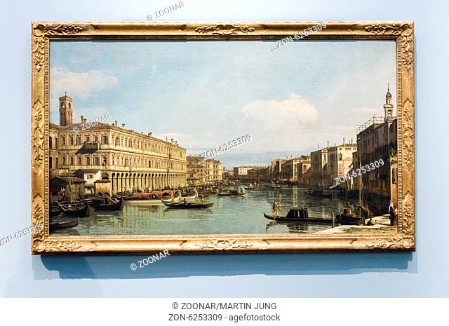 Canal Grande, Venice, Canaletto