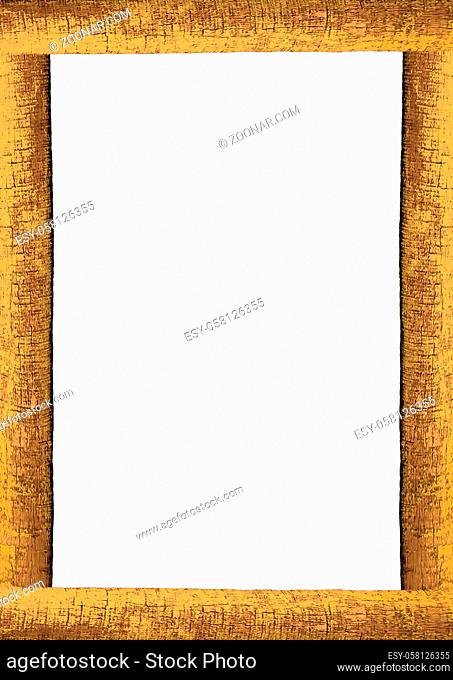 White frame background with decorated design borders