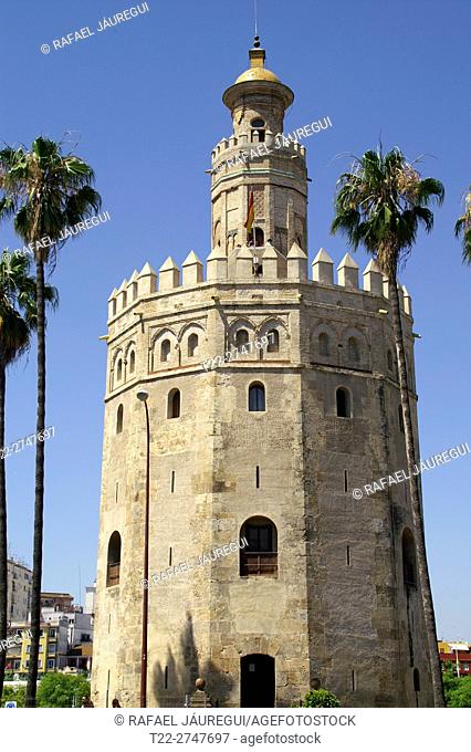Sevilla (Spain). Torre del Oro in Seville