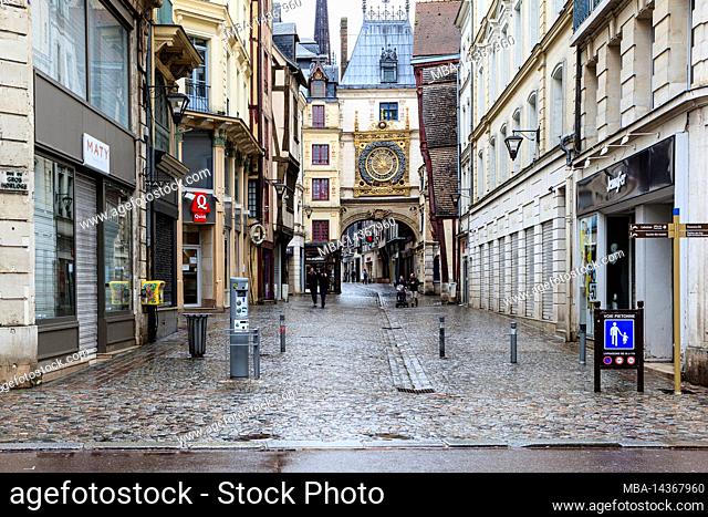 France, Normandy, Rouen, Le Gros Horloge, The Great Clock