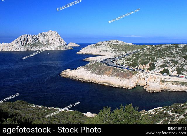 Bay near La Marine des Goudes, Calanque, Marseille, France, Europe