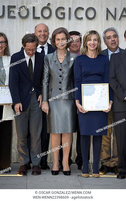 Queen Sofía of Spain attends the Europa and Hispania Nostra awards at the National Archaeological Museum of Spain Featuring: Queen Sofía of Spain Where: Madrid