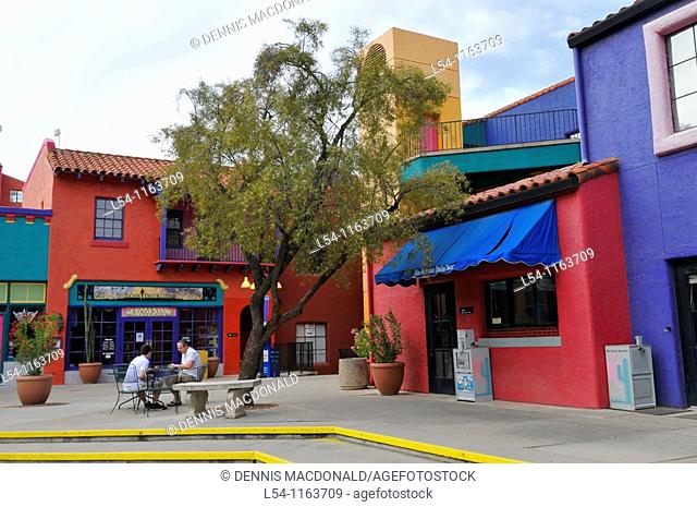 Colorful Placita Village Downtown Tucson Arizona