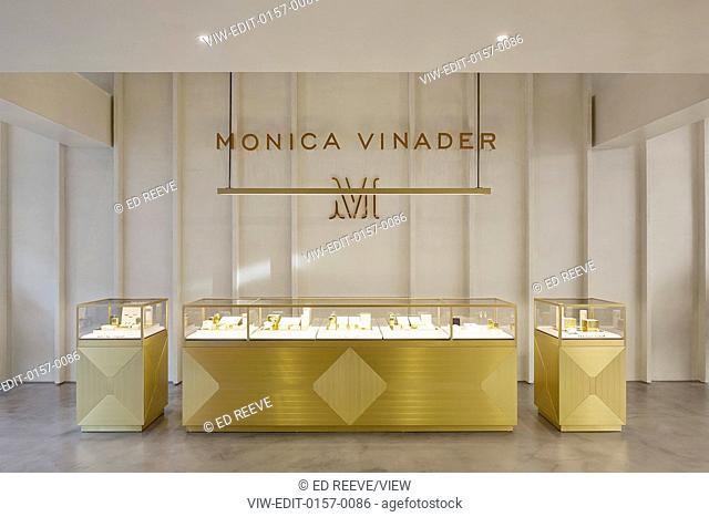 Store interior. Monica Vinader, London, United Kingdom. Architect: Emulsion Architecture, 2014