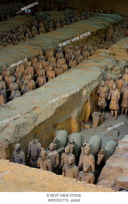 the Emperor Qins Terra-cotta Warriors, Terra-cotta, Terracotta, Terra cotta, Xian