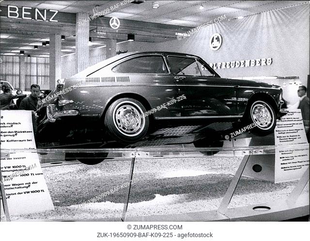 Sep. 09, 1965 - Information at any price.: - the device of the exhibitors at the 42. International Motor---- exhibition in Frankfurt