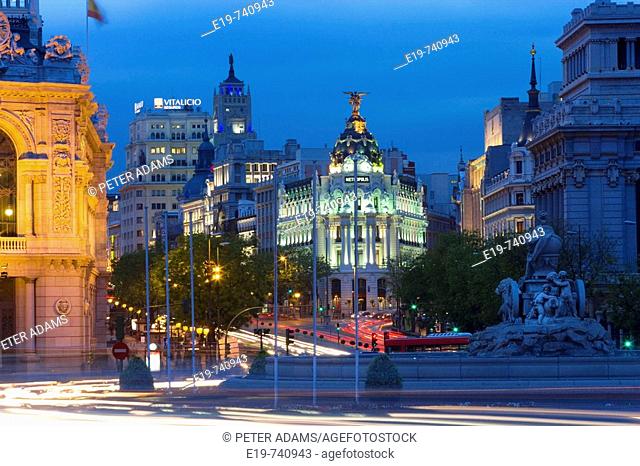 La Cibeles Square. Madrid. Spain