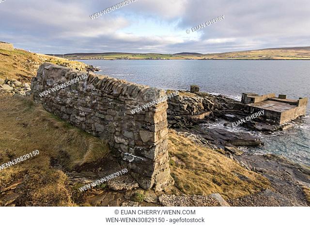Breakwater Shetland Scotland North Mainland