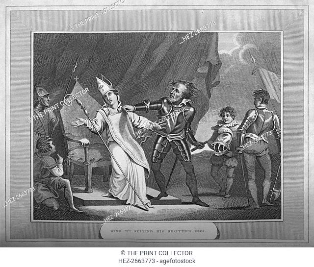 'King William Seizing His Brother Odo', 1838. Artist: Unknown