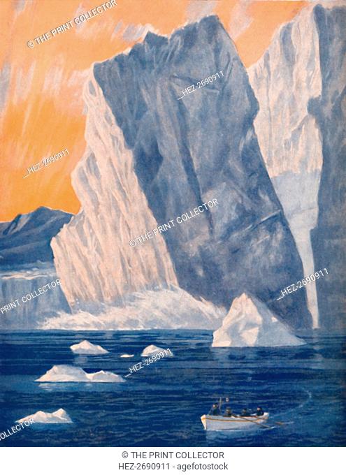 'The Dramatic Birth of a Giant Iceberg', 1935. Artist: Unknown