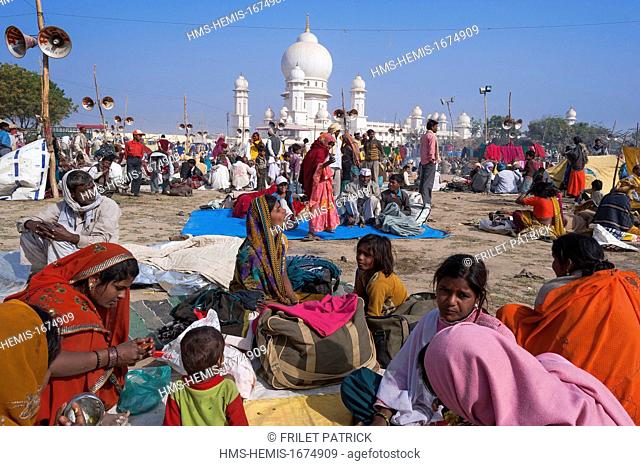 India, Uttar Pradesh state, Mathura, Hindu pilgrimage to the ashram of Baba Jai ??Gurudev