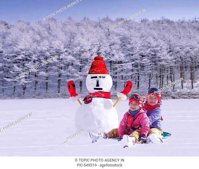 Snowman, Daegwallyeong, Gangwon, Korea