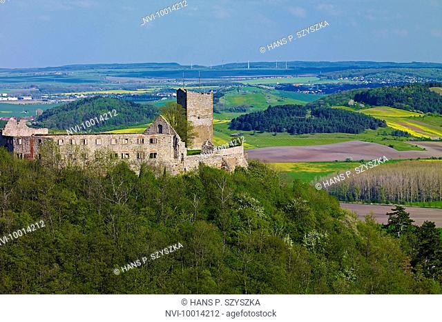Gleichen Castle near Muehlberg, Drei Gleichen, Thuringia, Germany