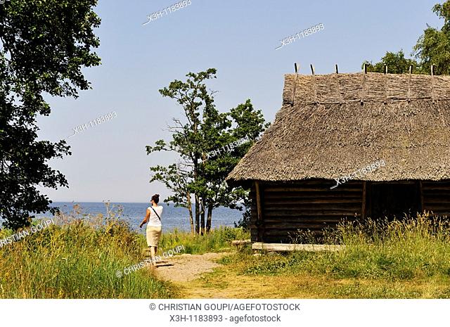 fishermen hut, Altja, Baltic coast, Lahemaa National Park, estonia, northern europe