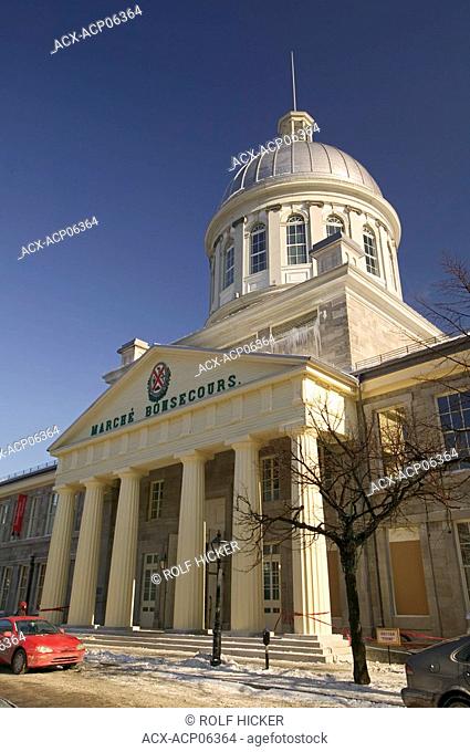 old montreal, bonsecours market, montreal, quebec, canada