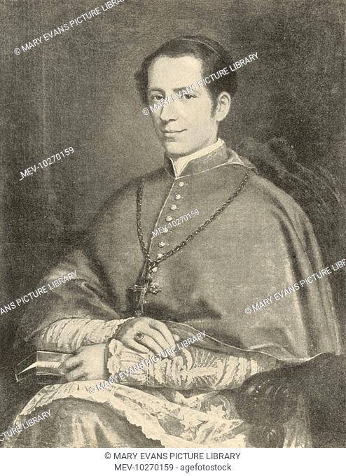 Pope Leo XIII (Gioacchino Vincenzo Raffaelle Luigi Pecci) Born 1810, died 1903. Here as Bishop in 1844
