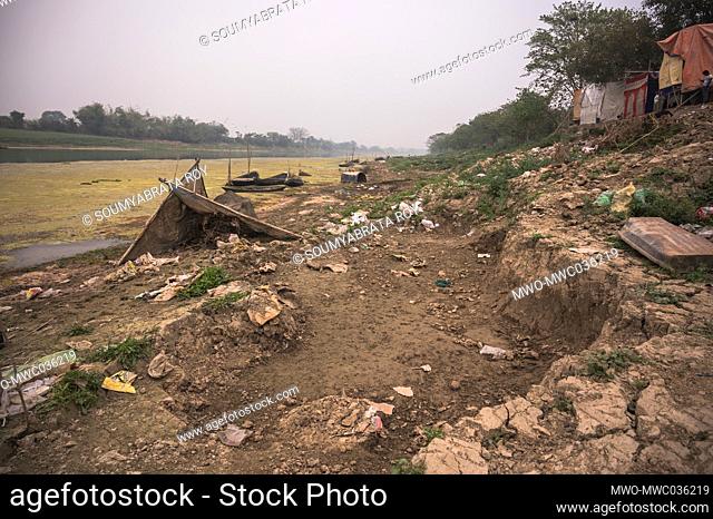 Jalangi River is currently in danger. Once Jalangi was a full-flowing river but now the river is full of sediments and has lost its depth