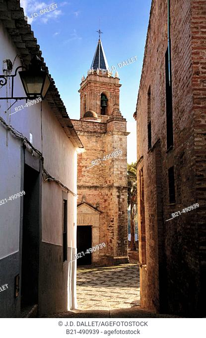 Purísima Concepción church at Zufre. Huelva province. Spain