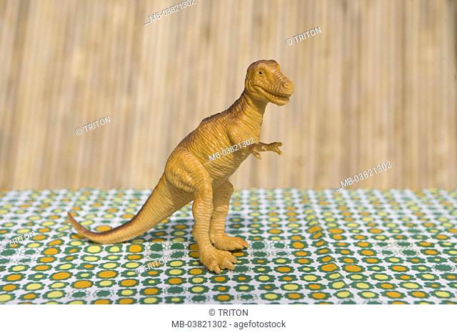 Toy figure, dinosaurs, Tyrannosaurus Rex,   Tablecloth, toy, game animal, plastic figure, game figure, plastic animal, toy dinosaurs, carnivore, miniature