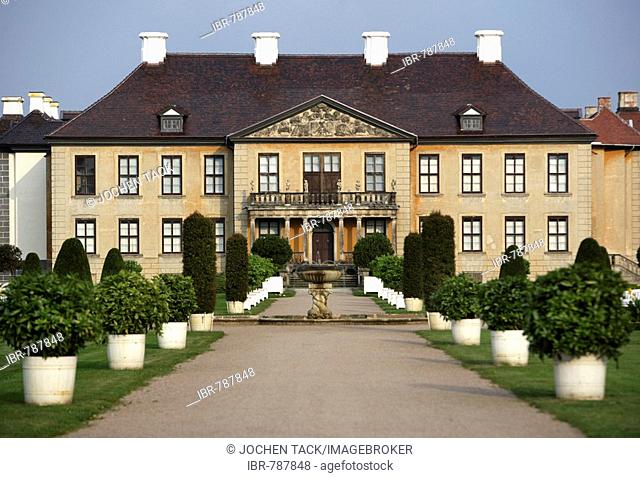 Oranienbaum Castle, Oranienbaum Park in the Dessau-Woerlitz Garden Realm, UNESCO World Heritage Site, Dessau, Saxony-Anhalt, Germany