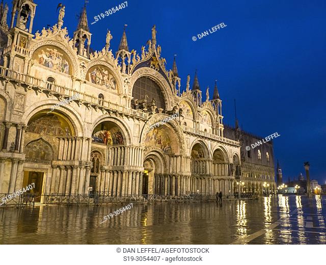 Blue Hour, St Mark's Basilica, Venice, Italy