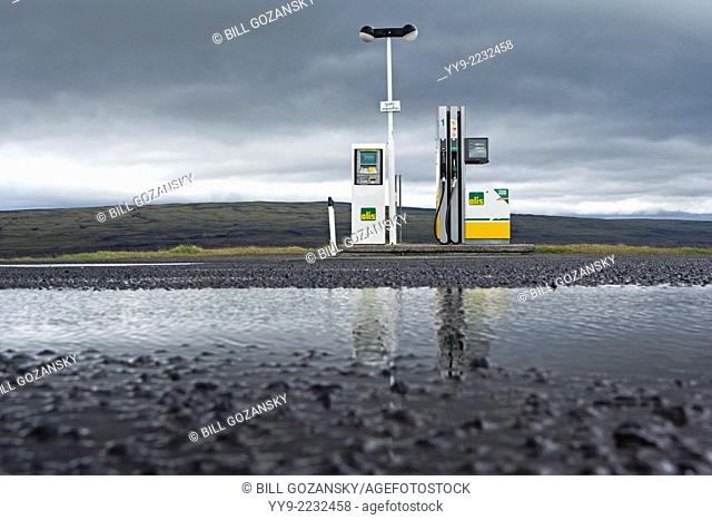 Remote Olis Fuel Station - Hrauneyjar, Southern Highlands, Iceland