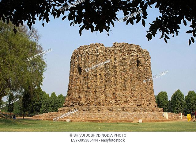 Alai Minar in 1311 AD  inside Qutab Kutub campus ; Delhi ; India