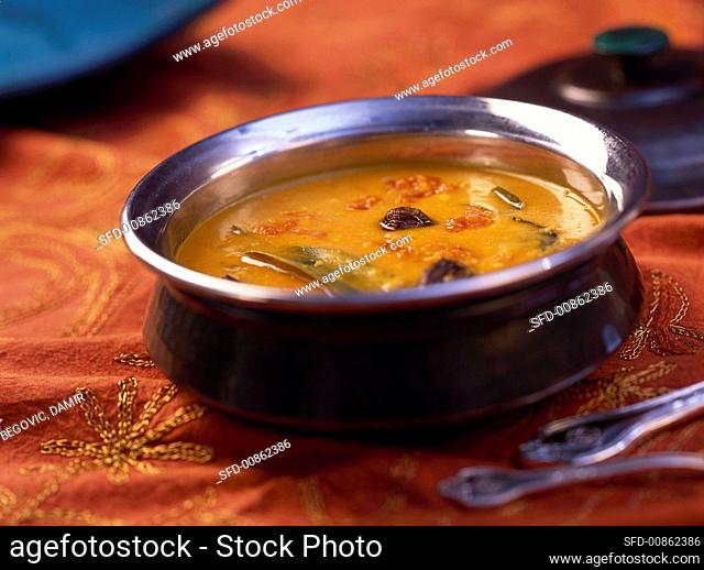 Moong rai dal (Indian dish with mung beans)
