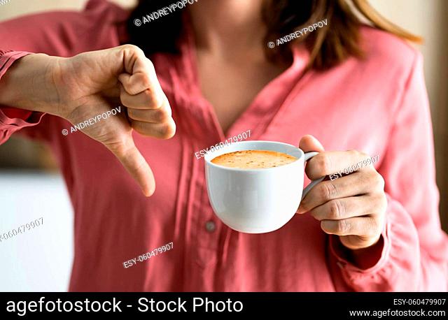 Avoid Coffee Bacause Of Heartburn. Stop Drinking And Refuse