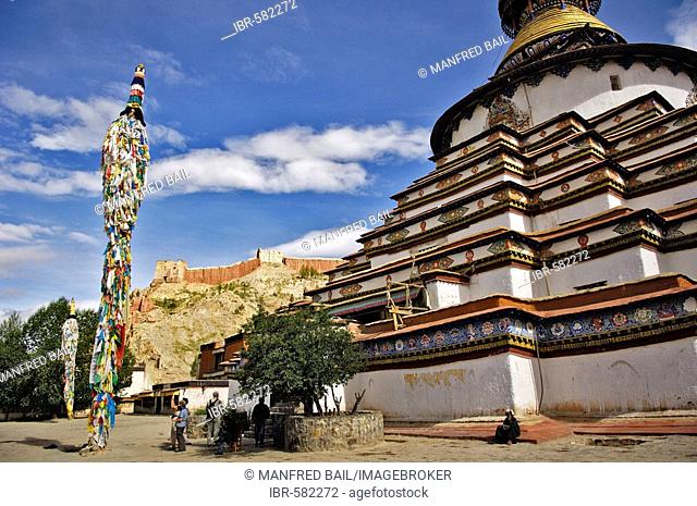 Kumbum stupa, Gyantse, Tibet