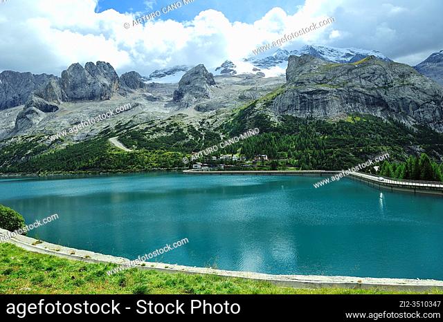 The Marmolada (3, 342m) is the highest mountain of the Dolomites. They are a mountain range declared a UNESCO World Heritage Site