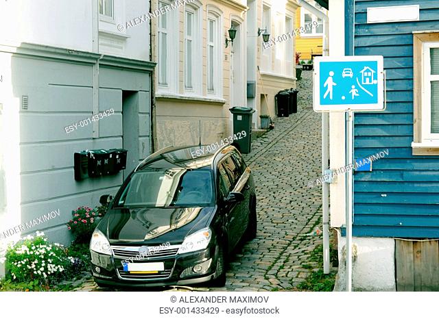 Small street inthe Bergen