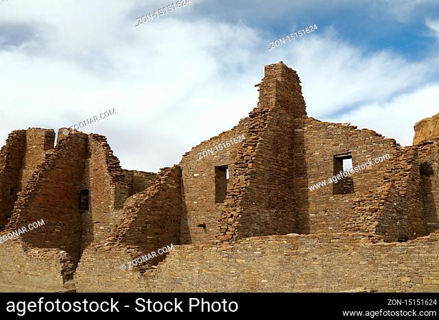 Pueblo Bonito in Chaco Culture National Historical Park in New Mexico, USA