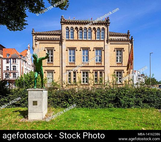 the palais grote, also, grote-palais, former aristocratic palace, hanover, lower saxony, germany, europe