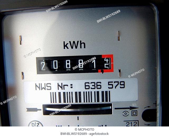 electricity meter, electric meter