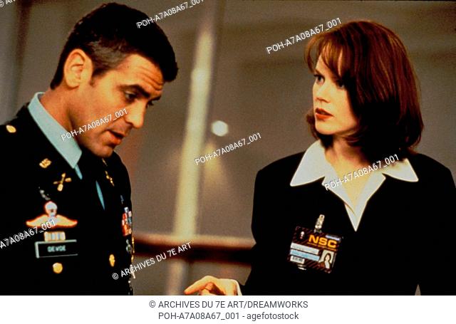 The Peacemaker  Year: 1997 USA George Clooney, Nicole Kidman  Director: Mimi Leder Photo: Miles Aronowitz. It is forbidden to reproduce the photograph out of...