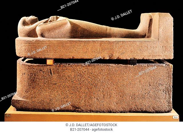 Sarcophagus of Nitocris. Egyptian Museum. Egypt