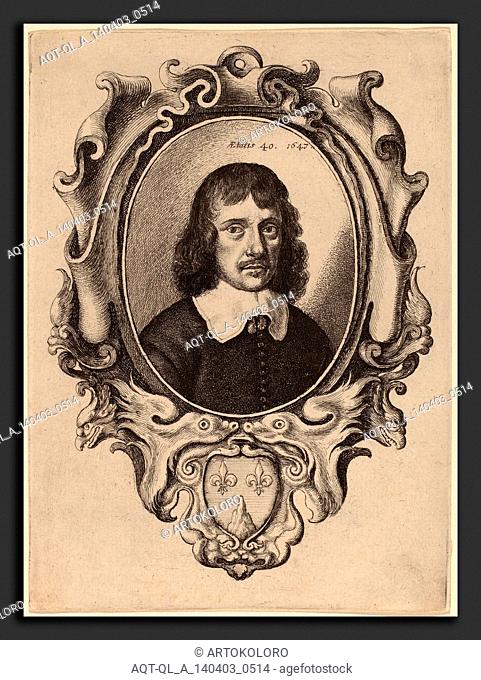 Wenceslaus Hollar (Bohemian, 1607 - 1677), Self-Portrait, 1647, etching