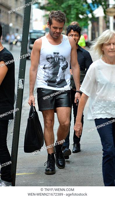 Perez Hilton out and about on Lower East Side Featuring: Perez Hilton Where: Manhattan, New York, United States When: 04 Sep 2014 Credit: TNYF/WENN