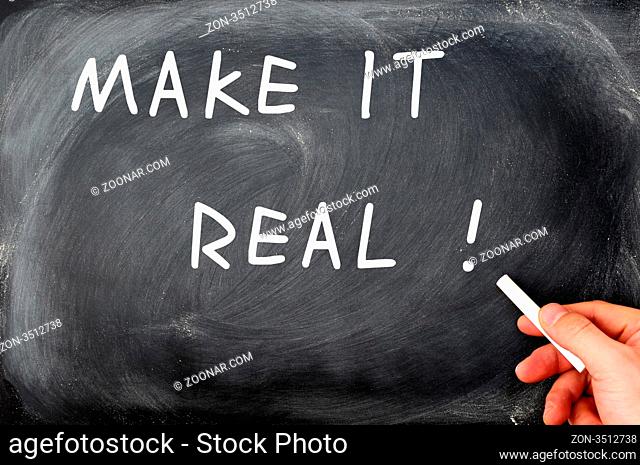 Blackboard background with a hand hold chalk, leaving copy space Blackboard background with a hand hold chalk, leaving copy space