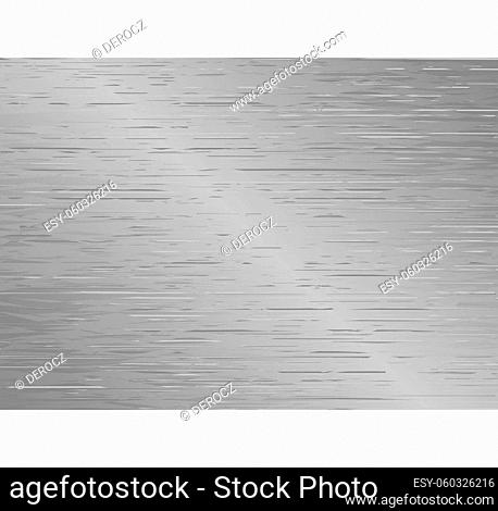Silver Metallic Background Texture - Colored Illustration as Design Element for Your Graphic Designs or Website Background, Vector