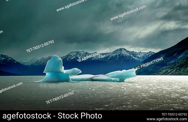 Patagonia, Glacier Perito Moreno, Lake Argentino, Andes Mountains, Iceberg in Patagonia Glaciares National Park