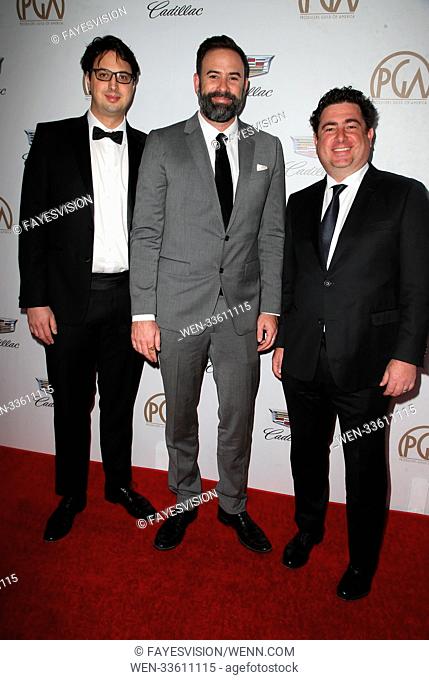 29th Annual Producers Guild Awards, held at The Beverly Hilton Hotel in Beverly Hills, California. Featuring: Matthew Torne, Mark Rinehart