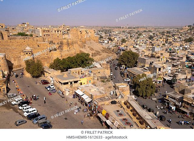 India, Rajasthan state, hill fort of Rajasthan listed as World Heritage by UNESCO, Jaisalmer, the Fort