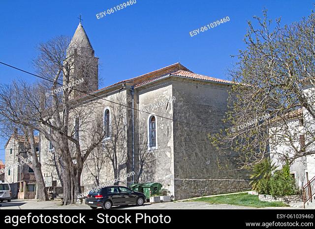 Pfarrkirche des heiligen Georgs in Sovinjak in Istrien